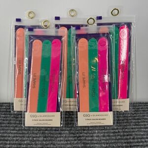GSQ by Glamsquad Five 3-Packs Salon Boards 15 Dual-Sided Medium Grit Nail Files